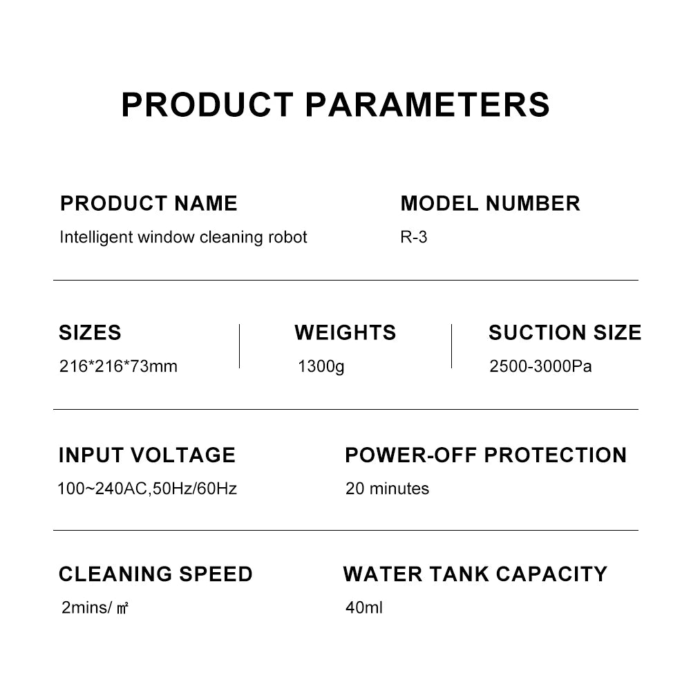 G-DRONIQ Auto Bi-Directional Glass Cleaning Robot – Remote Control