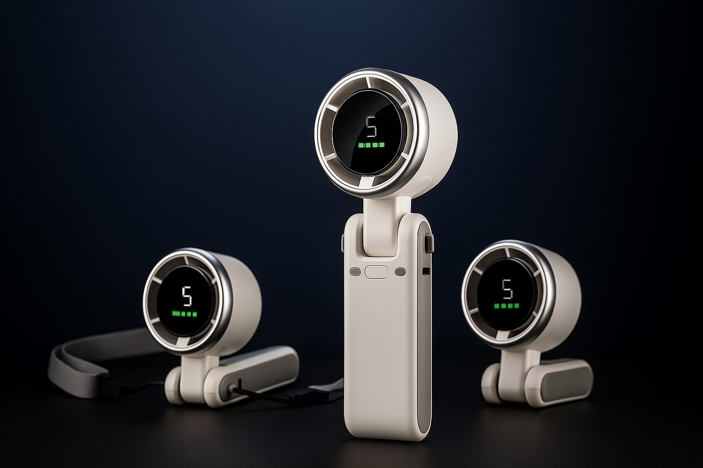 G-DRONIQ Powerful Winds Turbo Fan - 5 Speed LED Display Portable Fan