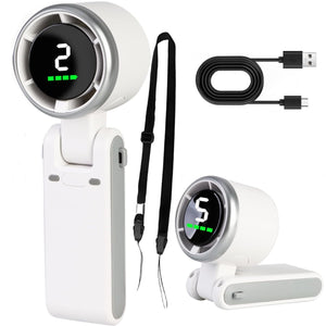 G-DRONIQ Powerful Winds Turbo Fan - 5 Speed LED Display Portable Fan