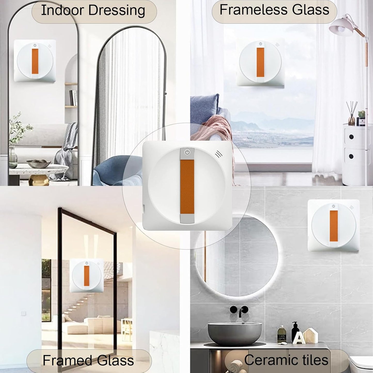 G-DRONIQ Auto Sprinkler Smart Glass Cleaning Robot - App & Remote Control