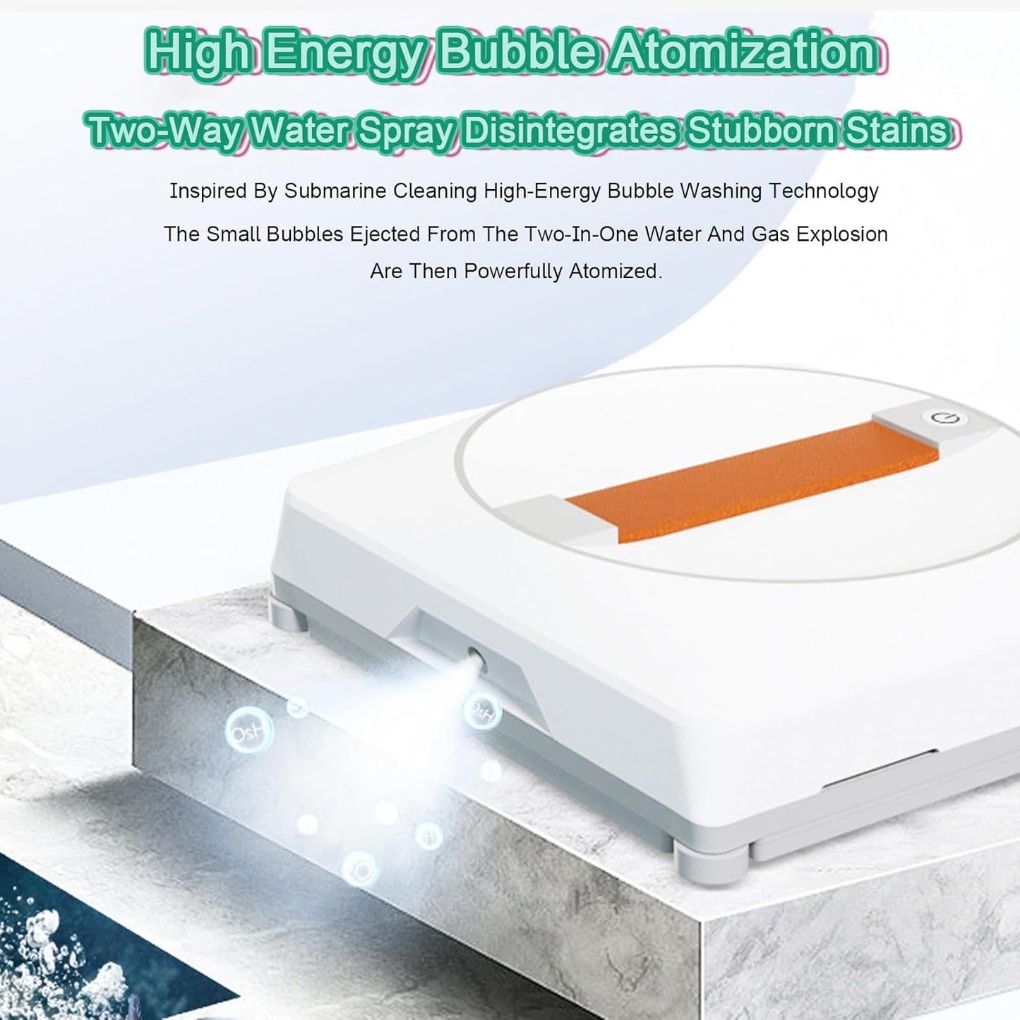 G-DRONIQ Auto Sprinkler Smart Glass Cleaning Robot - App & Remote Control