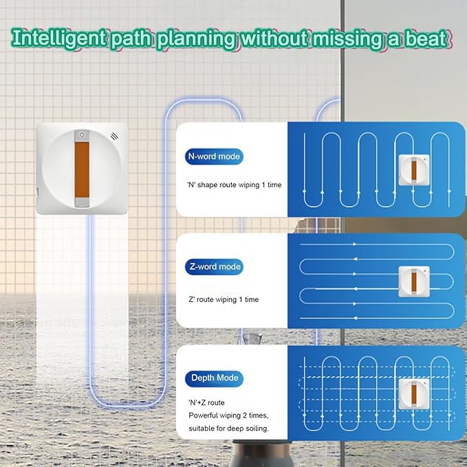 G-DRONIQ Auto Sprinkler Smart Glass Cleaning Robot - App & Remote Control
