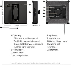 G-DRONIQ Auto Bi-Directional Glass Cleaning Robot – Remote Control