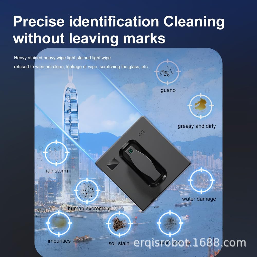 G-DRONIQ Auto Bi-Directional Glass Cleaning Robot – Remote Control