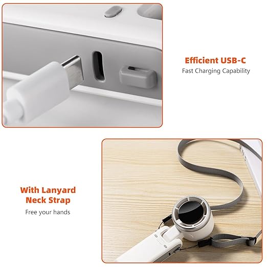 G-DRONIQ Powerful Winds Turbo Fan - 5 Speed LED Display Portable Fan