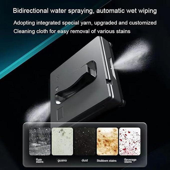 G-DRONIQ Auto Bi-Directional Glass Cleaning Robot – Remote Control