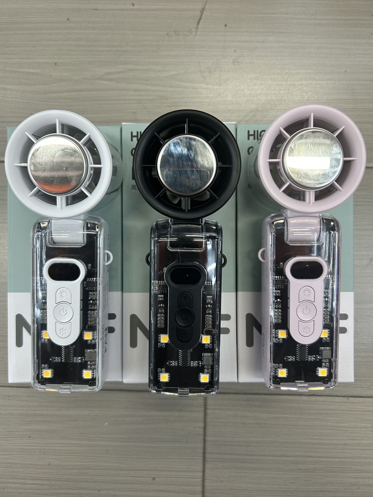 G-DRONIQ Portable High Speed Turbo Fan – LED Light & Ice Cooling Plate